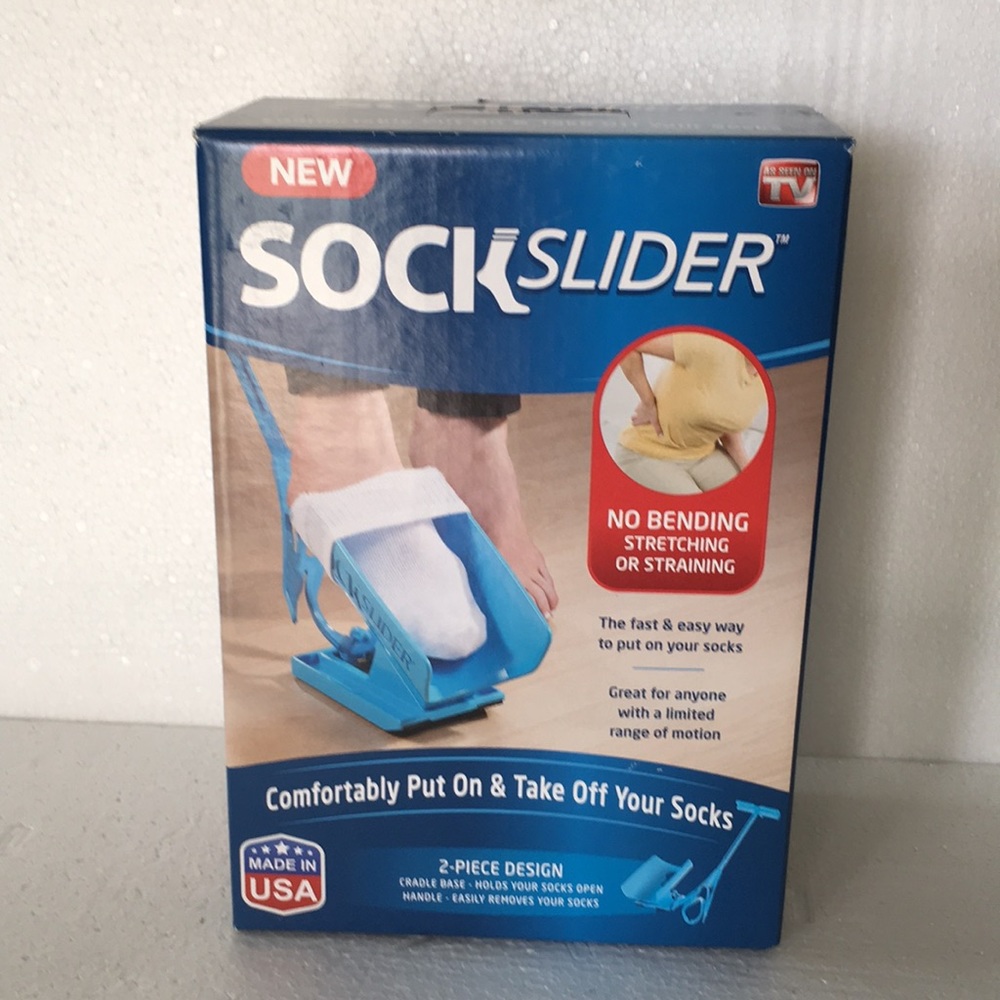 Sock Slider Easy as 1-2-3 Comfortably On & Off
